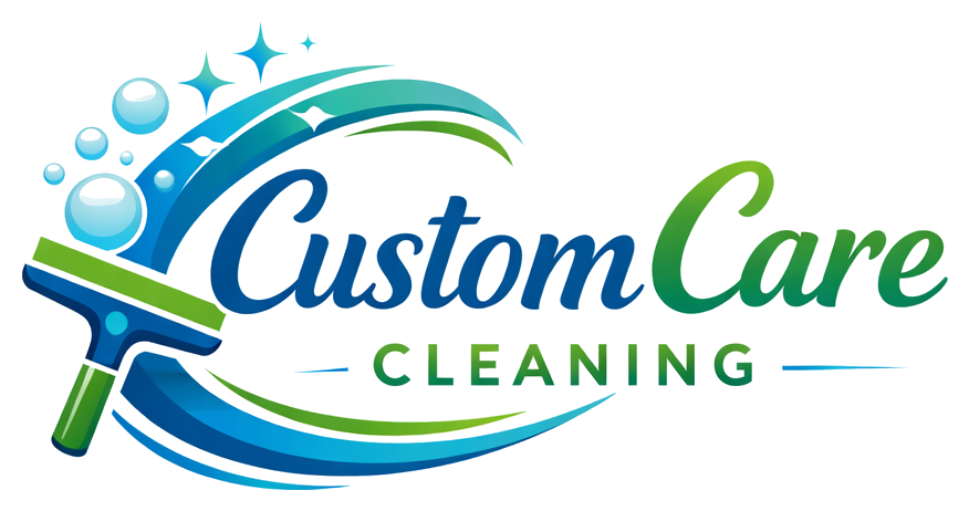 Custom Care Cleaning Logo